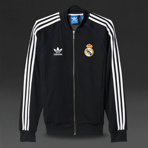 Adidas Originals Real Madrid Superstar Track Top Black for Men